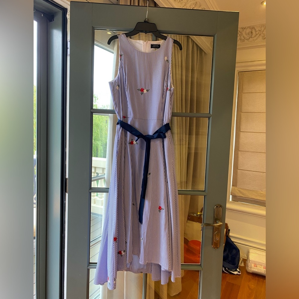 High low maxi summer dress with lining by tahari